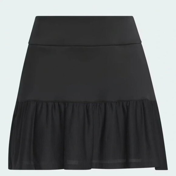 Adidas Women's Ultimate365 Frill Skort 8/10 Black - Picture 3 of 4